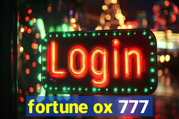 fortune ox 777